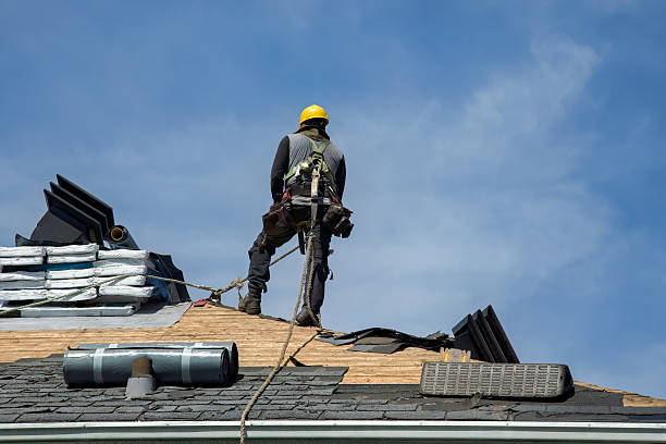 Professional Roofing technician working in Robinson, IL